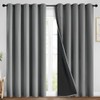 Yakamok - Cortinas 100 opacas de 84 pulgadas de largo,