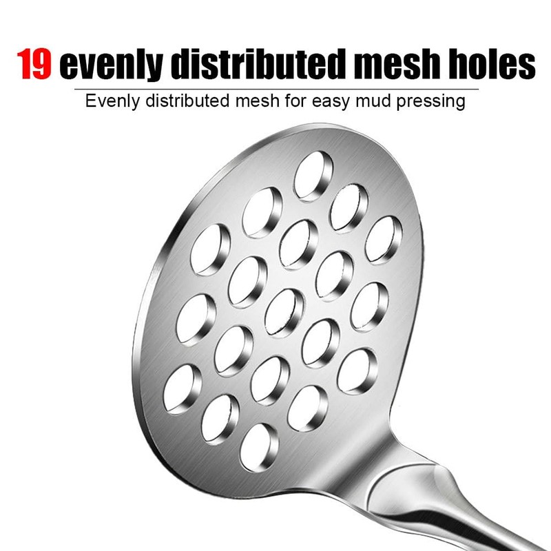 Small Potato Masher,Stainless Steel Vegetables Fruits Masher for Mashed Potato,Avocado,