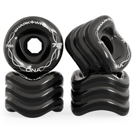Shark Wheel - Ruedas de Crucero Longboard de 72 mm, fórmula ADN, Juego de 4 Ruedas