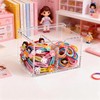Goklmn Clear Acrylic Cotton Swab Ball Holder Qtip Organizer with