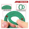 8PCS Car Battery Terminal Anti Corrosion Washers, Auto Fiber Shim