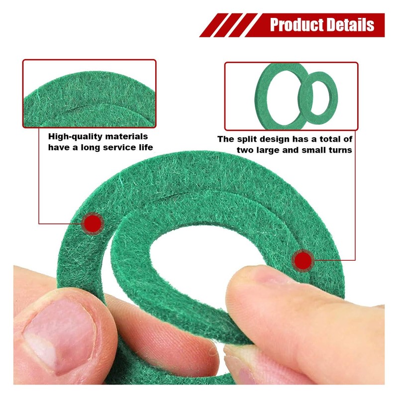 8PCS Car Battery Terminal Anti Corrosion Washers, Auto Fiber Shim