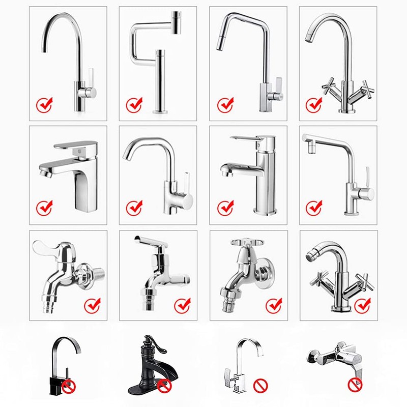 360 Swivel Tap Aerator Universal M24/M22 Water Saving Filter 2