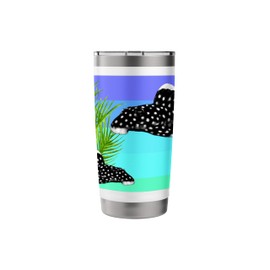 Pleco Plecostomus Aquarium Fish Tank Breeders Lovers Art Stainless Steel Insulated Tumbler