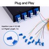 12 Duplex 24 Port LC-OS1 Box+ SingleMode Cables Wall Mount