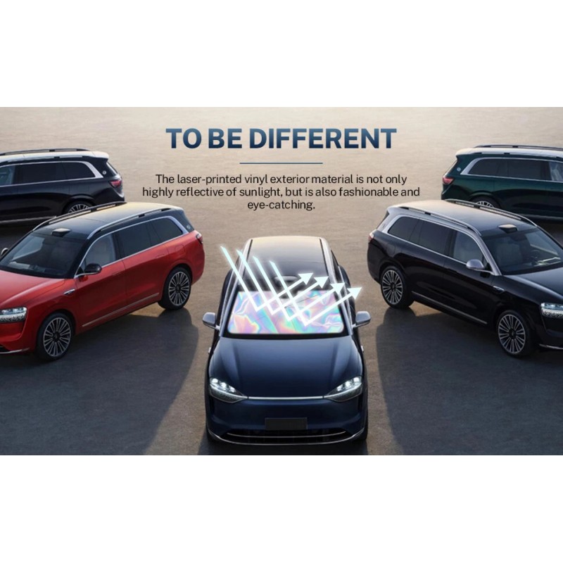 AUTOXBERT 3xWindshield Sun Shade Foldable Car Umbrella Front Side Window