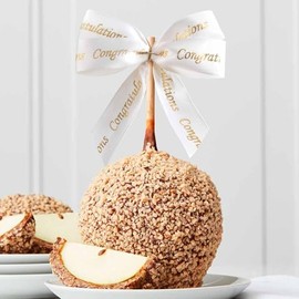 Mrs Prindables Congratulations Jumbo Gourmet Caramel Apple (Toffee Walnut)