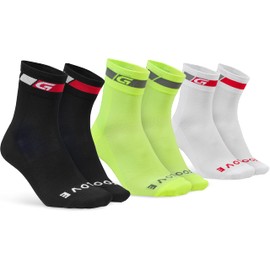 GripGrab Classic Regular Cut Set of 1 and 3 Summer Cycling Socks Road Bike Mountain Bike Indoor Cycling Socks