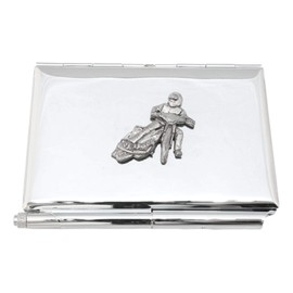 Speedway Metal Notepad Memo Card Holder & Pen Set Free Engraving 340