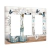 Tulpock Rustic Daisy Floral Butterfly Light Switch Cover Plate Decorative