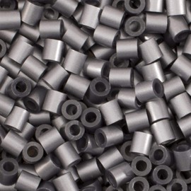 Vaessen Creative 5009-031 Ironing Beads, Silver, 1100 Pieces, Beads for Crafts with Children, DIY Designing of Jewellery, Decorations, Embellishments and Other Craft Ideas, 5 mm