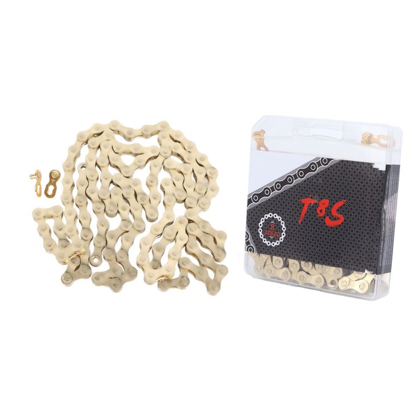 Bike Chain 6 7 8 Speed Rust Proof Electroplated with