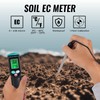 Digital Soil Meter with Corde Sensor, 2-in-1 Soil EC &