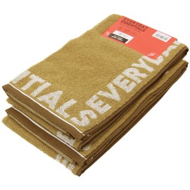 Hayashi SN432428 Bath Towel, Slim, Approx. 13.4 x 47.2 inches (34 x 120 cm), Essentials Logo Soft, Set of 2, Beige