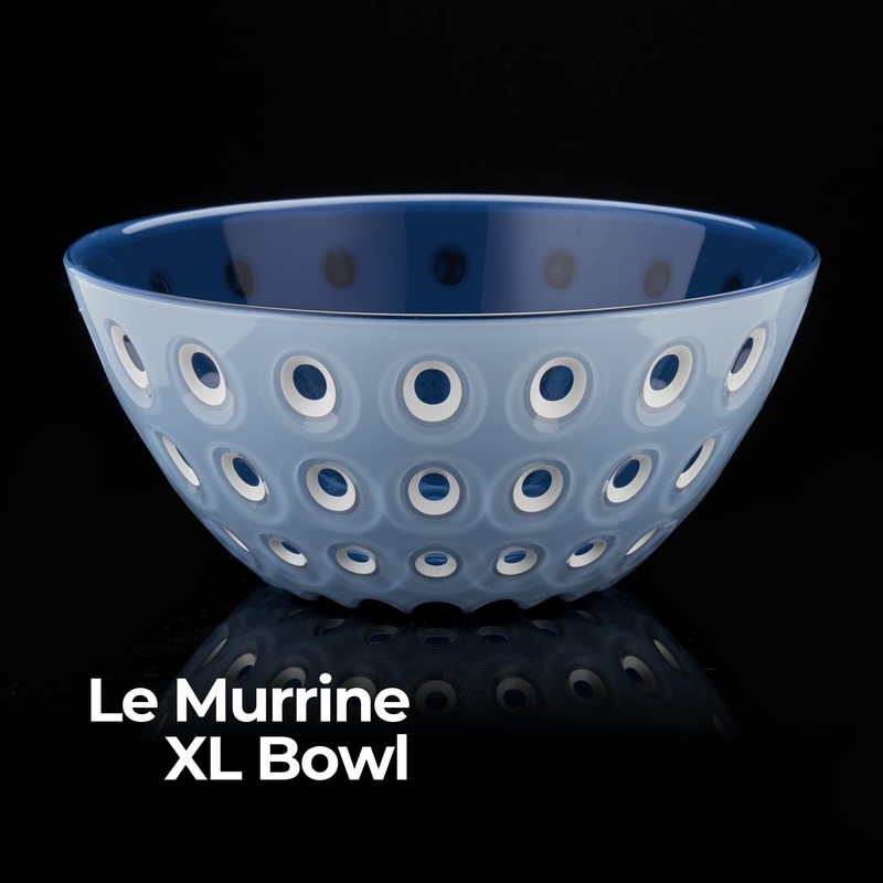 Guzzini Le Murrine 9.8" Bowl - Blue & Azure -