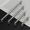 Amerdeco 10 Pack Brushed Satin Nickel Cabinet Pulls 5 Inch(128MM)