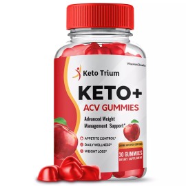 KetoTrium Keto Trium ACV Gummies, Max Strength Formula, Dietary Supplement (3 Pack)