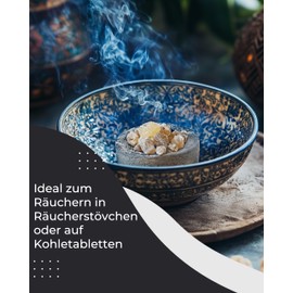 Frankincense Tütsü Frankincense Incense for Smoking 50 g from India Boswellia Serrata - High-Quality Incense Resin for Raunnights & Rituals Naturally Pure Smoke for Relaxation & Meditation