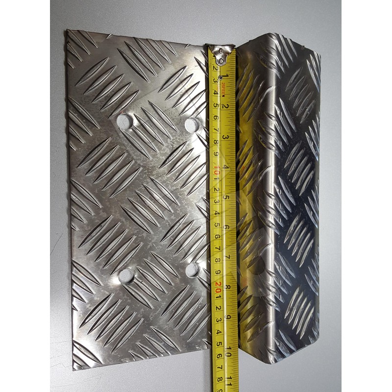 Diamond Plate Aluminium Loading RAMP END Truck Bed RAMP Lift