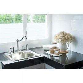 Design House Brass and Plastic Dishwasher Air Gap in Polished Chrome