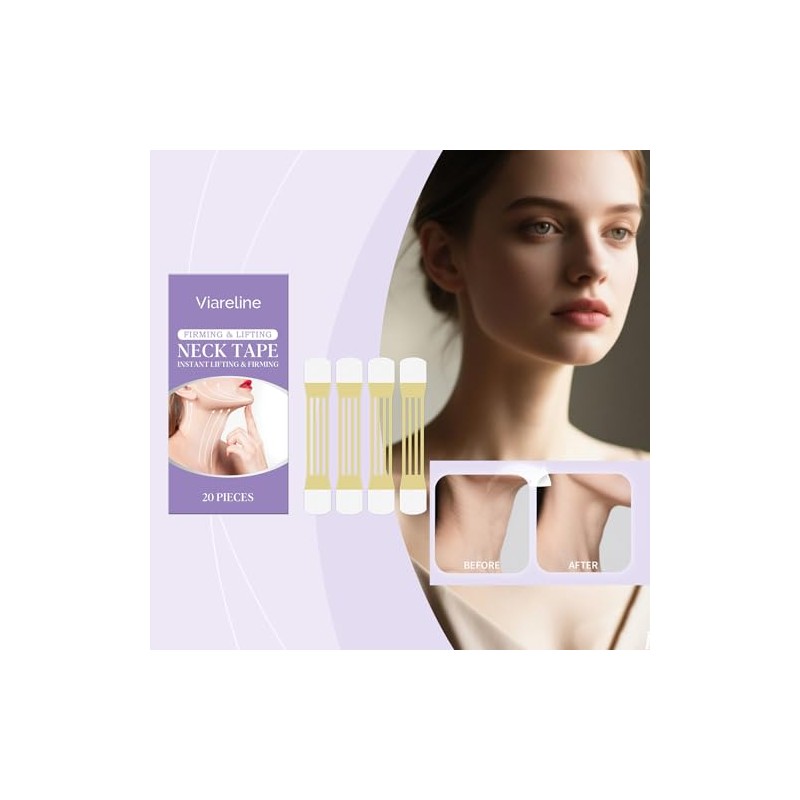 Cinta para el cuello, 20 unidades, invisible para el cuello,