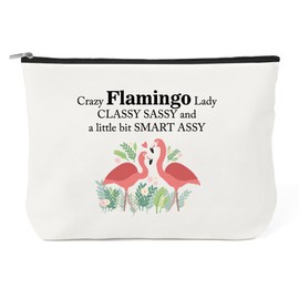 Famingo Gifts for Women Flamingos Bird Lovers - Flamingo Bag Funny Cosmetic Bag Travel Toiletry Bags Makeup Pouch Christmas Birthday Mothers Day Valentines Day Gift for Women