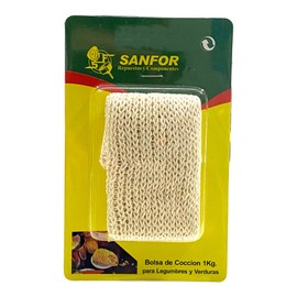 Sanfor Cooking Bag 1 kg | Suitable for All Types of Pressure Cookers | Robust Cooking Bag | Material 100% Cotton | Colour Brown
