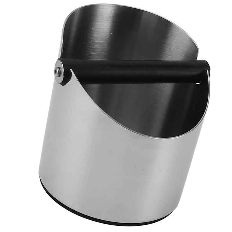 Coffee Knock Box Round Stainless Steel Coffee Machine Knock Box