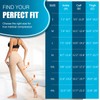 bropite Medical Compression Pantyhose for Women Men，20-30 mmhg Waist High