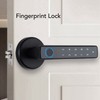 Fingerprint Lock Emergency Charging Low Battery Reminder Accurate Smart Door