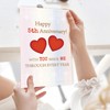 Mcduldul 5th Anniversary Cards for Him Her| 5 Years Anniversary