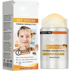 Suero Reafirmante En Barra Con PéPtidos De ColáGeno,Bee Firming Stick Serum,Roll-On De Retinol, Reafirmante En Barra Para Rostro Y Cuello,Restaura La Elasticidad De La Piel,Todo Tipo De Pieles (1PCS)