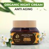 Botanic Rain Organic Night Moisturizer For Women Anti Aging With