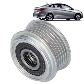 Aramox - Polea del Alternador, Accesorio de Repuesto de la Polea del Embrague del Alternador para Accent/Creta/Elantra/Kona, OE: F-587371