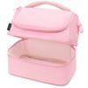 FlowFly Double Decker Cooler Insulated Lunch Bag Large Tote for