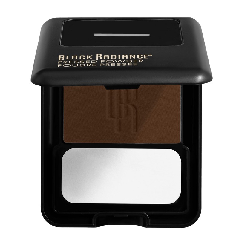 Black Radiance Pressed Powder, Pigment-Rich Matte Finish for Deep Skin