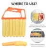 6pcs Window Venetian Blind Cleaner Duster Tool, Include 4pcs 7