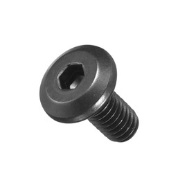 METALLIXITY Flat Head Hex Socket Cap Screws Bolts(M4-0.7x8) 50Pcs, Steel Hex Socket Furniture Bolts Countersunk Screws - for Furniture Woodworking Project, Black