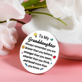 XPENMULBOJA Stocking Stuffers for Teen Girls 14-16, Granddaughter Gifts from Grandma, Inspirational Pocket Hug for Granddaughter Birthday Grand daughter Stocking Stuffer for Teen Girls