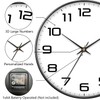 Mabpedo Silent Wall Clock with Extra Large Numbers - 10