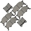 Caltric Front Rear Brake Pads for Yamaha XVS1100 V-Star 1100