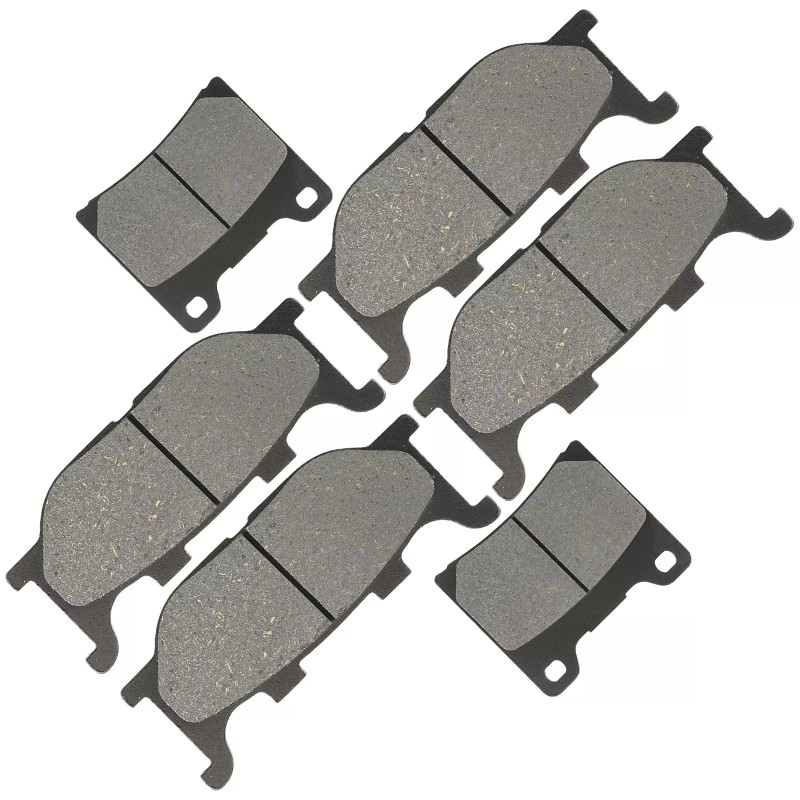 Caltric Front Rear Brake Pads for Yamaha XVS1100 V-Star 1100