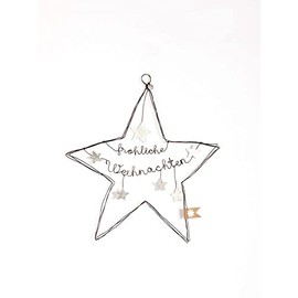 Good old Friends Large Decorative Star Merry Christmas
