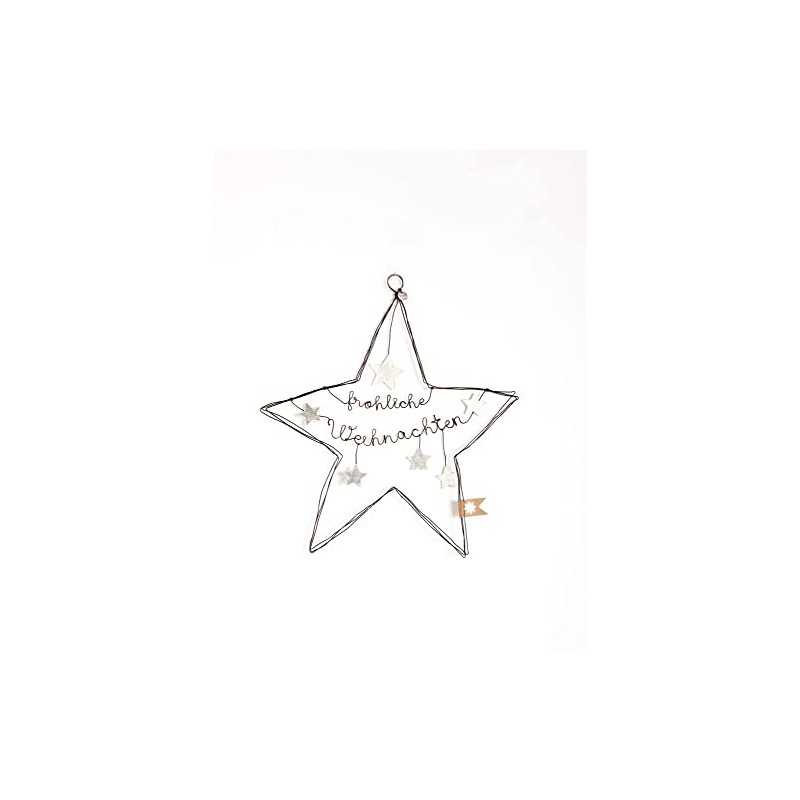 Good old Friends Large Decorative Star Merry Christmas