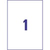 Avery Zweckform L7784-25 Crystal Clear Labels 210 x 297 mm