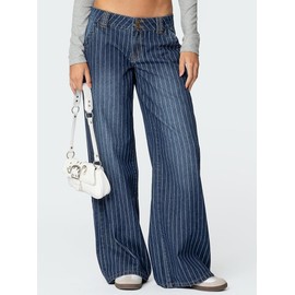 Justalwart Low Rise Striped Jeans Women (US 8-10)