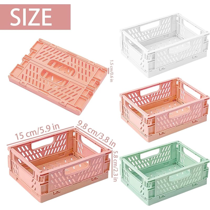 Uryxery Set of 3 Folding Boxes Foldable Sturdy - 15