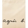 Agnes B GO03-07 Logo Sacoche Web Limited, white