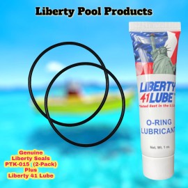 LIBERTY SEALS 31-346  For 4” Pump Lid O-ring Fits Premier PTK-015  (2-Pack + Lube Tube)