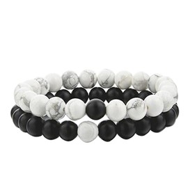 KSQS Couple Distance Bracelets for Lovers Healing Balance 8 mm Beads for Christmas Birthday Valentine